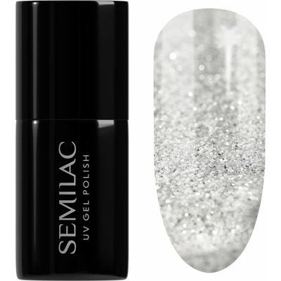 Semilac UV Hybrid Winter Collection gélový lak na nechty s použitím UV/LED lampy odtieň 605 White Flash 7 ml