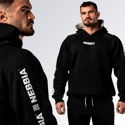 Nebbia Training Hoodie Hero 300 Black