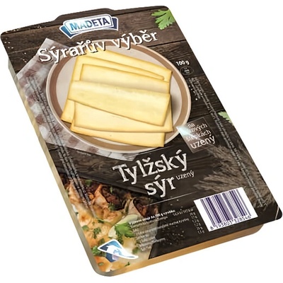 Madeta Sýrařův výběr Tylžský sýr uzený 45% plátky 100 g