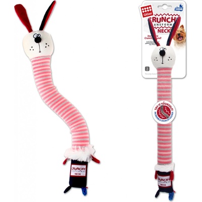 GiGwi Plush Friendz králík křupavý krk S