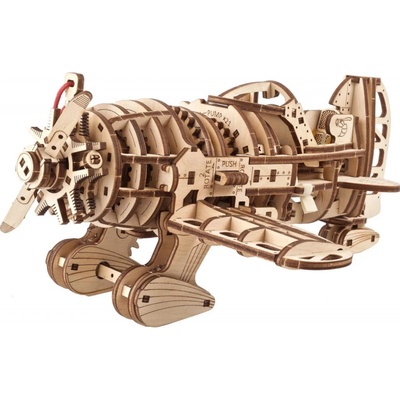 Ugears 3D mechanické puzzle Letadlo Mad Hornet 354 ks