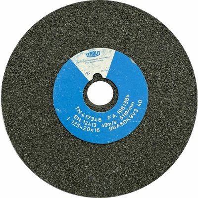 Tyrolit 96A60K9V40 Brúsny kotúč 125 x 20 x 16 mm 60 T417346