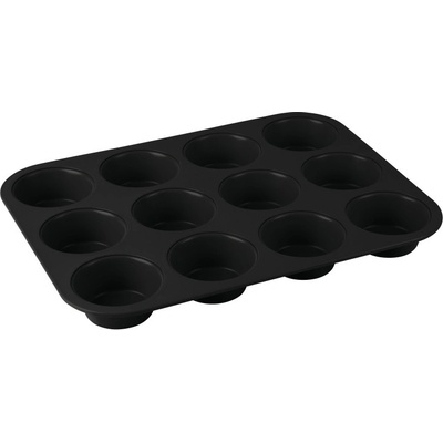 Berlingerhaus Forma na muffiny 12 ks Matte Black Collection BH-7950