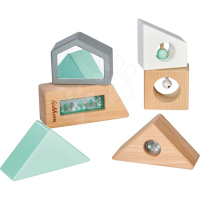 Eichhorn didaktické kostky se zvuky Baby Pure Sensor Sound Blocks 6 ks