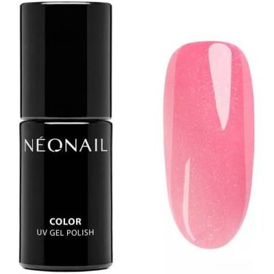 NeoNail gél lak Gleaming Pinkl ružový perleťový glow efekt 7,2 ml