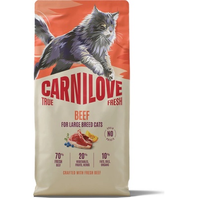 Carnilove True Fresh Large Adult Cat hovězí 2 x 6 kg