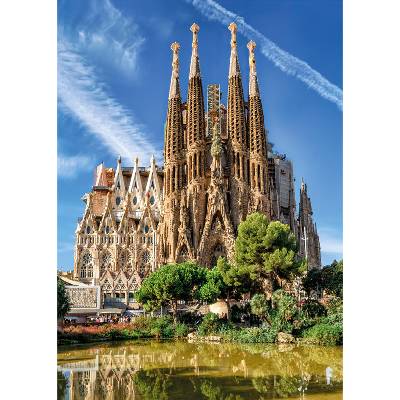 Jumbo Pohled na chrám Sagrada Família Barcelona 1000 dílků