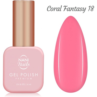 NANI gel lak Premium 6 ml - Coral Fantasy