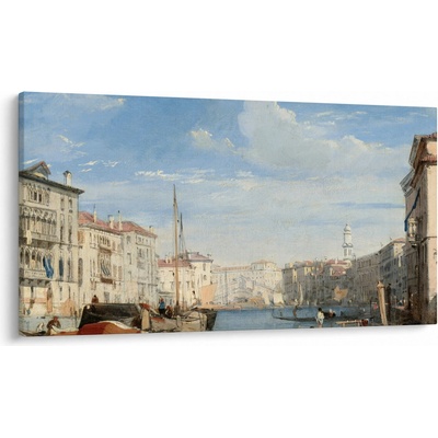 Obraz - Richard Parkes Bonington, The Grand Canal, reprodukcia, jednodielne 120x70 cm