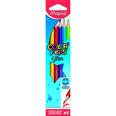 Maped pastelky trojboké 6 farieb 1 ks