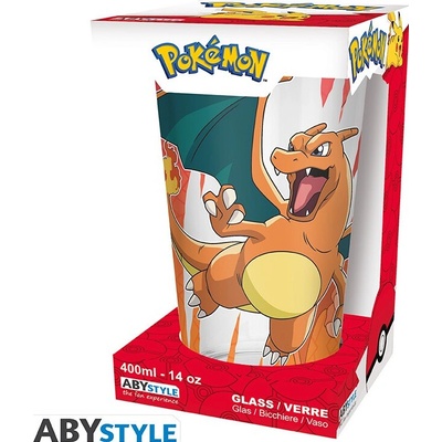 ABYstyle Pohárik Pokémon Charizard 400 ml