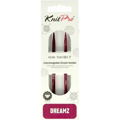 KnitPro Dreamz drevené vymeniteľné ihlice 4mm