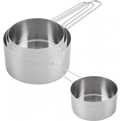 Orion Kuchyňské odměrky do dóz, sada 4ks kovové, od 60ml po 250ml
