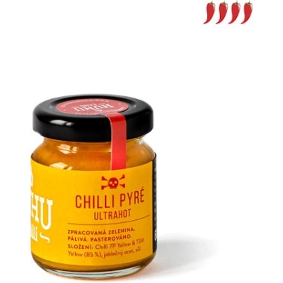 Huhu Chilli ULTRAHOT chilli pyré 7P & TSM Yellow 60 ml