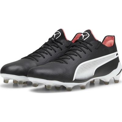 Puma KING ULTIMATE FG/AG Puma Black White Fire Orchid Red černá