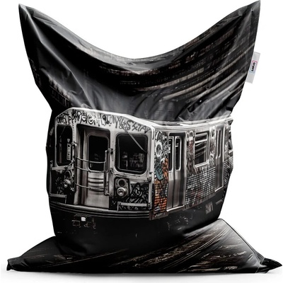 Sablio sedací vak Městské metro s graffiti 150x100 cm