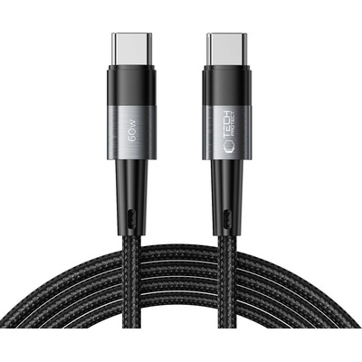 Tech-protect Ultraboost kábel USB-C / USB-C 60W 3A 2m, šedý