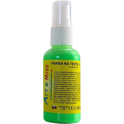 Artemiss Farba na textil v spreji 84 neón zelená 200 g