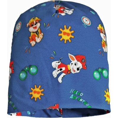 TED LABELS Chlapčenská jarná / jesenná čiapka Labková patrola Paw Patrol Modrá