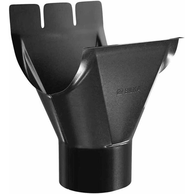Bilka Spojka žľab-odtok 125 x 90 mm RAL 9005 čierna lesklá