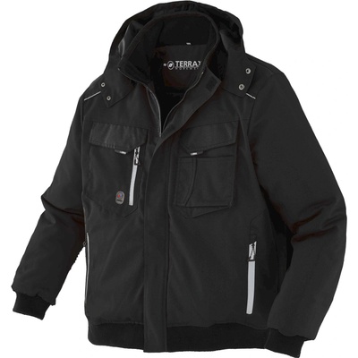 Terrax Workwear Pánska pracovná pilotná bunda TX62112 Black
