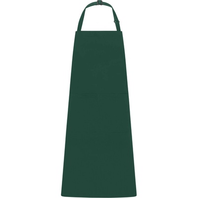 James & Nicholson Zástěra JN 1882 s laclem COT02188202899-dark green Zelená tmavá