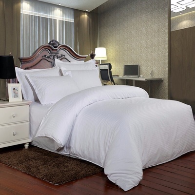 TiaHome Obliečky damaškové Hotel biele 200x140 90x70 45x45
