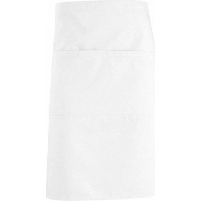 Sol's Zástěra Gramercy s velkou přední kapsou směs bavlna polyester Bílá L01744