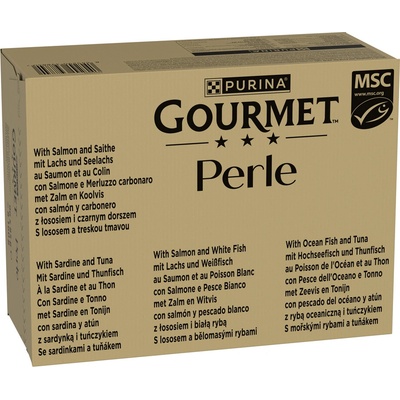 Gourmet Perle 96 x kačica jahňacie kura morka v omáčke 85 g