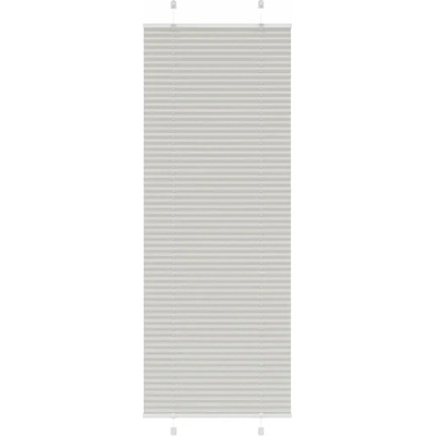 VidaXL Roleta plisé světle 75 x 200 cm šedá