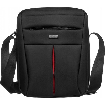 Peterson Středně velká Crossbody taška no. 202 černá