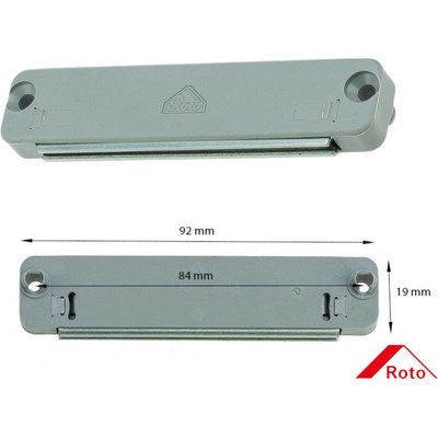 Roto Magnetická balkonová západka NX pro 2křídlé dveře - osa 13 482418 – Hledejceny.cz