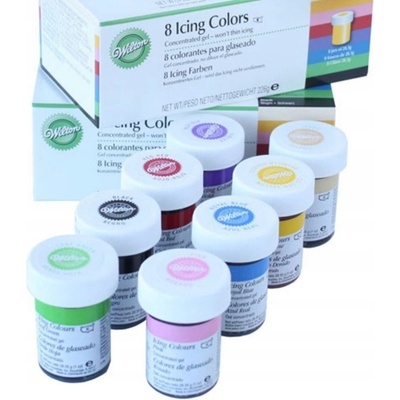 Wilton Sada gelových barev Icing Color Kit 8 x 28 g – Hledejceny.cz