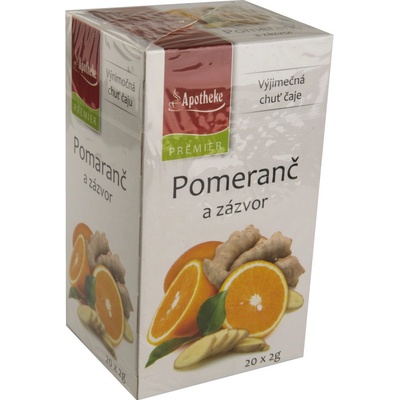 Apotheke Pomeranč a zázvor čaj 20 x 2 g
