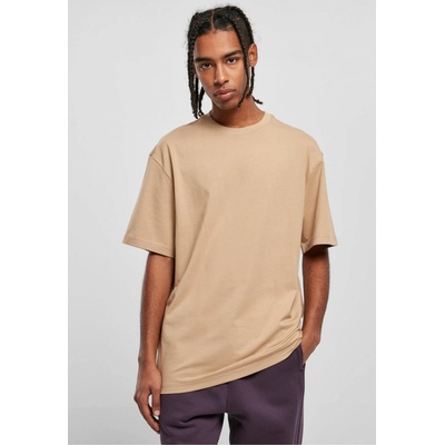 Urban Classics Prodloužené bavlněné rovné pánské triko unionbeige