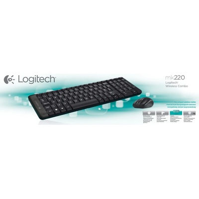 Logitech Wireless Desktop MK220 920-003161 – Hledejceny.cz