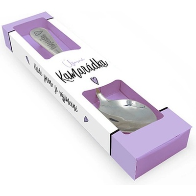 Nekupto Lžička s potiskem Úžasná kamarádka Pastel