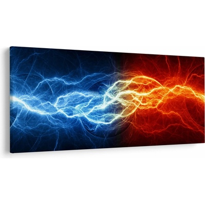 Obraz elektrického napätia, jednodielne 250x125 cm
