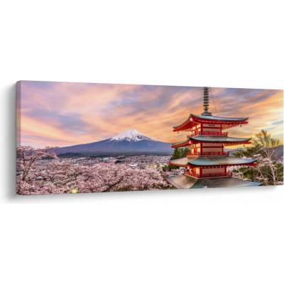 Obraz - Fudži, Japonsko, jednodielne 145x58 cm