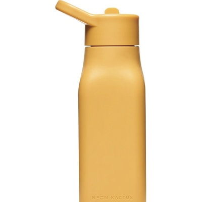 Neon Kactus dětská silikonová láhev žlutá 340 ml