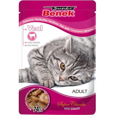Super Benek Super Chunks 48 x kuracie v omáčke 100 g