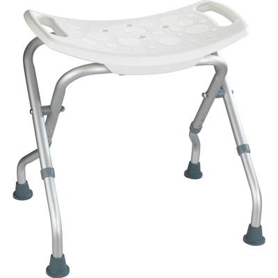 Wenko Secura stolička do sprchy bílá 53,5 cm, 48 cm, 46,5 cm