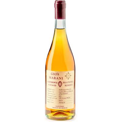 Gio's Marani Kvevri oranžové víno Rkatsiteli 2018 Gio's Marani gruzínské víno suché 2018 13% 0,75 l (holá láhev)