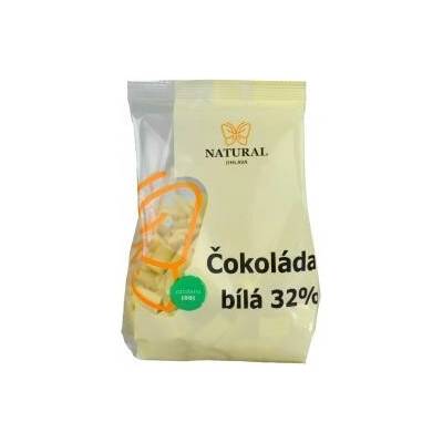 Natural čokoláda biela 32% kúsky 250 g