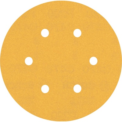 Bosch Brúsny papier EXPERT C470 so 6 otvormi pre excentrické brúsky, 150 mm, zrnitosť 220, 50 ks 2608901123
