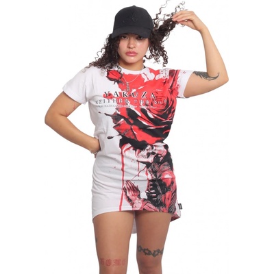 Yakuza Pray Urban Dámské Šaty Bílé GKB26122WHT