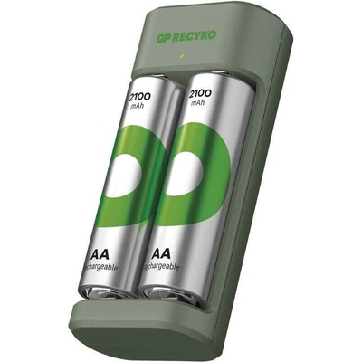 GP Batteries B50224 Nabíječka baterií GP Eco E221 + 2× AA REC 2100 – Hledejceny.cz