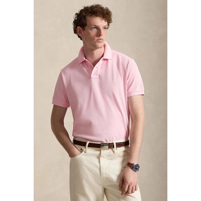 Ralph Lauren bavlněné polo tričko Polo růžová