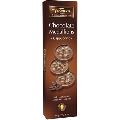 Selllot Trianon mléčné čokoládové medailonky Cappuccino 60 g