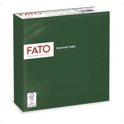 FATO servítky 1/4 ohyb Smart Table zelená 33x33cm